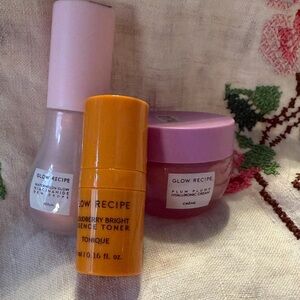 New!  Glow Recipe Pink and Orange Skincare Trio